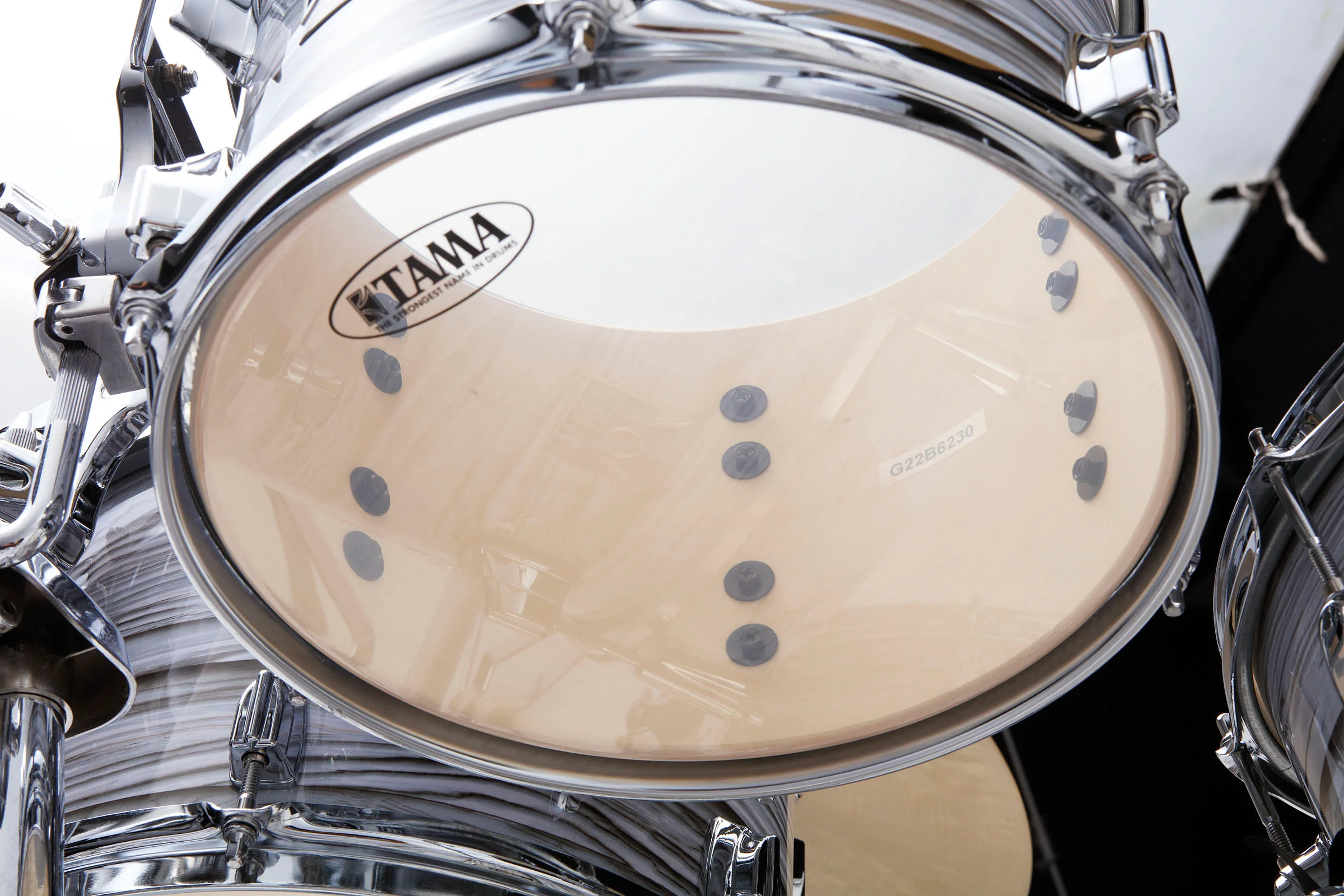 TAMA CK50R+H ICA SUPERSTAR CLASSIC BATERIA ACUSTICA CON HERRAJES ICE ASH WRAP - Image 5