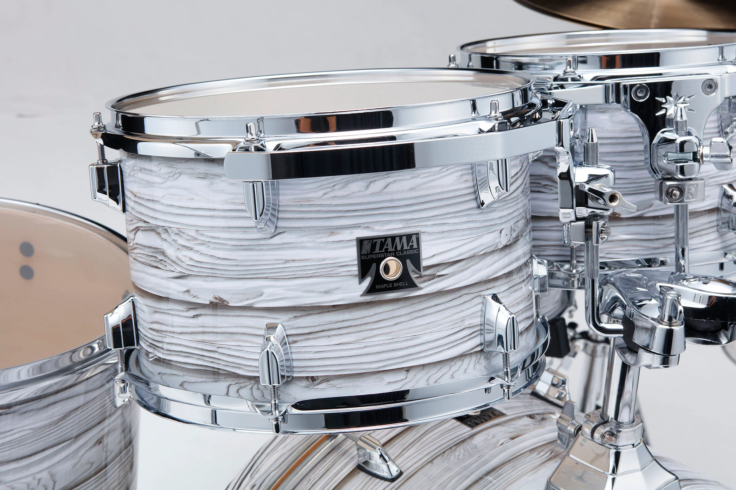 TAMA CK52KRS ICA SUPERSTAR CLASSIC BATERIA ACUSTICA ICE ASH WRAP - Image 4