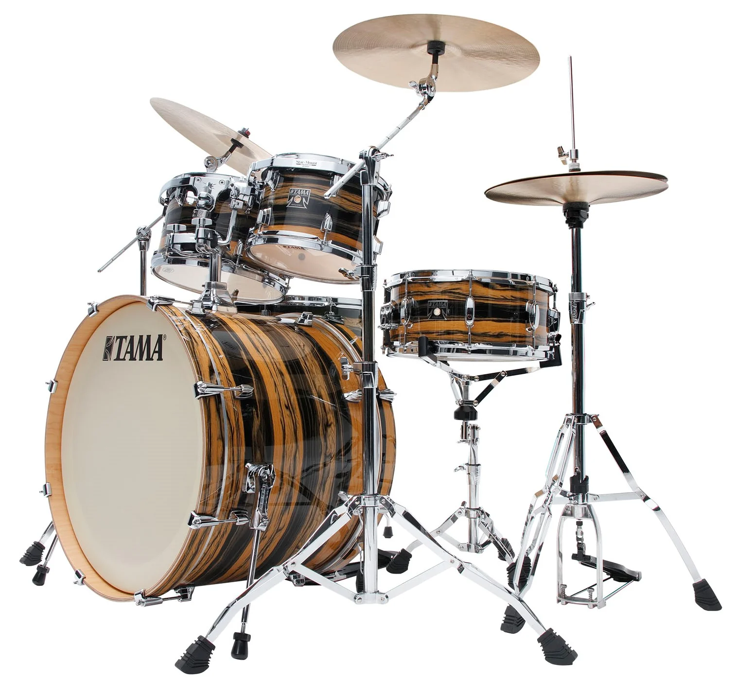 TAMA CK52KRS NET SUPERSTAR CLASSIC BATERIA ACUSTICA NATURAL EBONY TIGER WRAP - Image 2