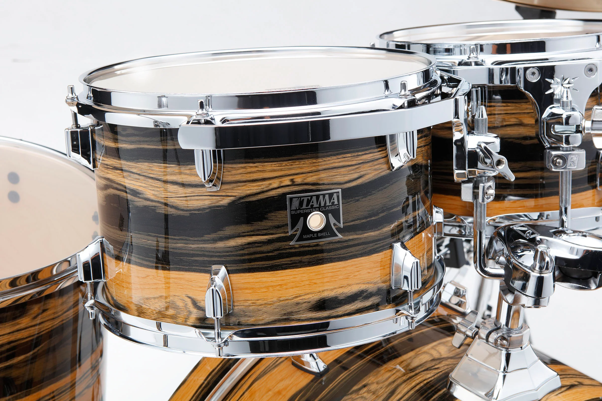 TAMA CK52KRS NET SUPERSTAR CLASSIC BATERIA ACUSTICA NATURAL EBONY TIGER WRAP - Image 4
