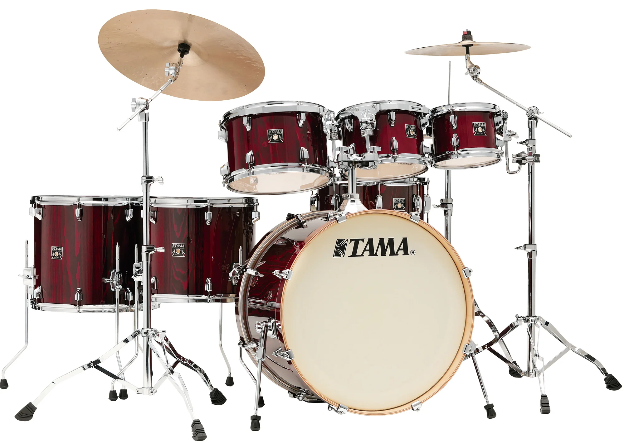 TAMA CL72RS PGGP SUPERSTAR CLASSIC BATERIA ACUSTICA GLOSS GARNET LACEBARK PINE - Image 6