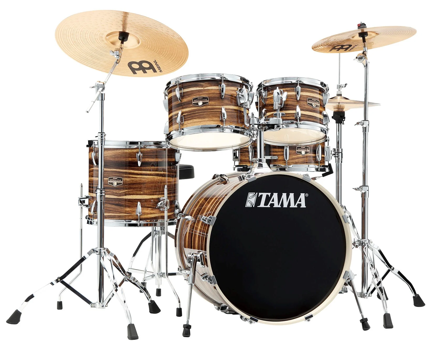 TAMA IP50H6W CTW IMPERIALSTAR BATERIA ACUSTICA CON HERRAJES Y PLATOS COFFEE TEAK WRAP