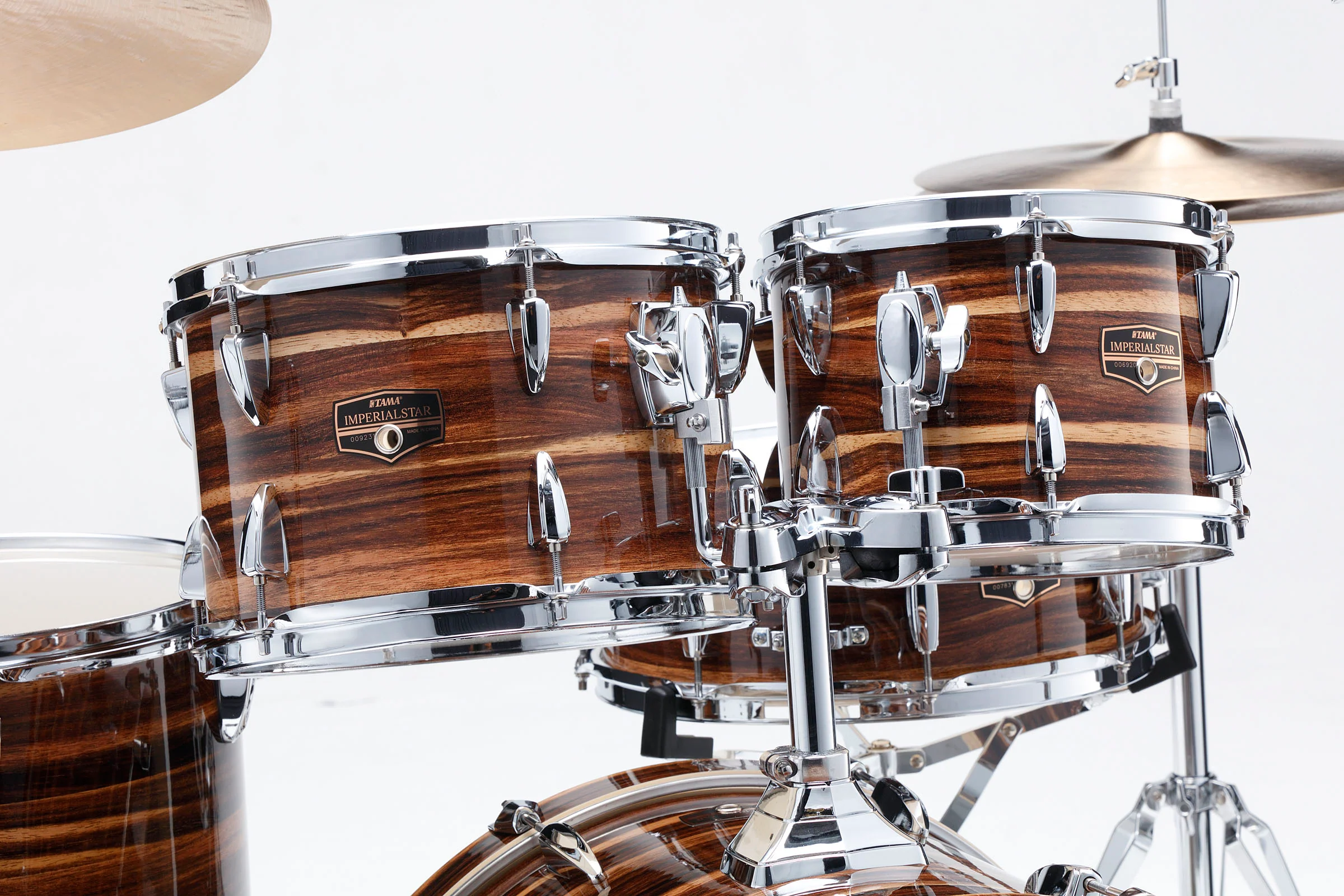 TAMA IP50H6W CTW IMPERIALSTAR BATERIA ACUSTICA CON HERRAJES Y PLATOS COFFEE TEAK WRAP - Image 4