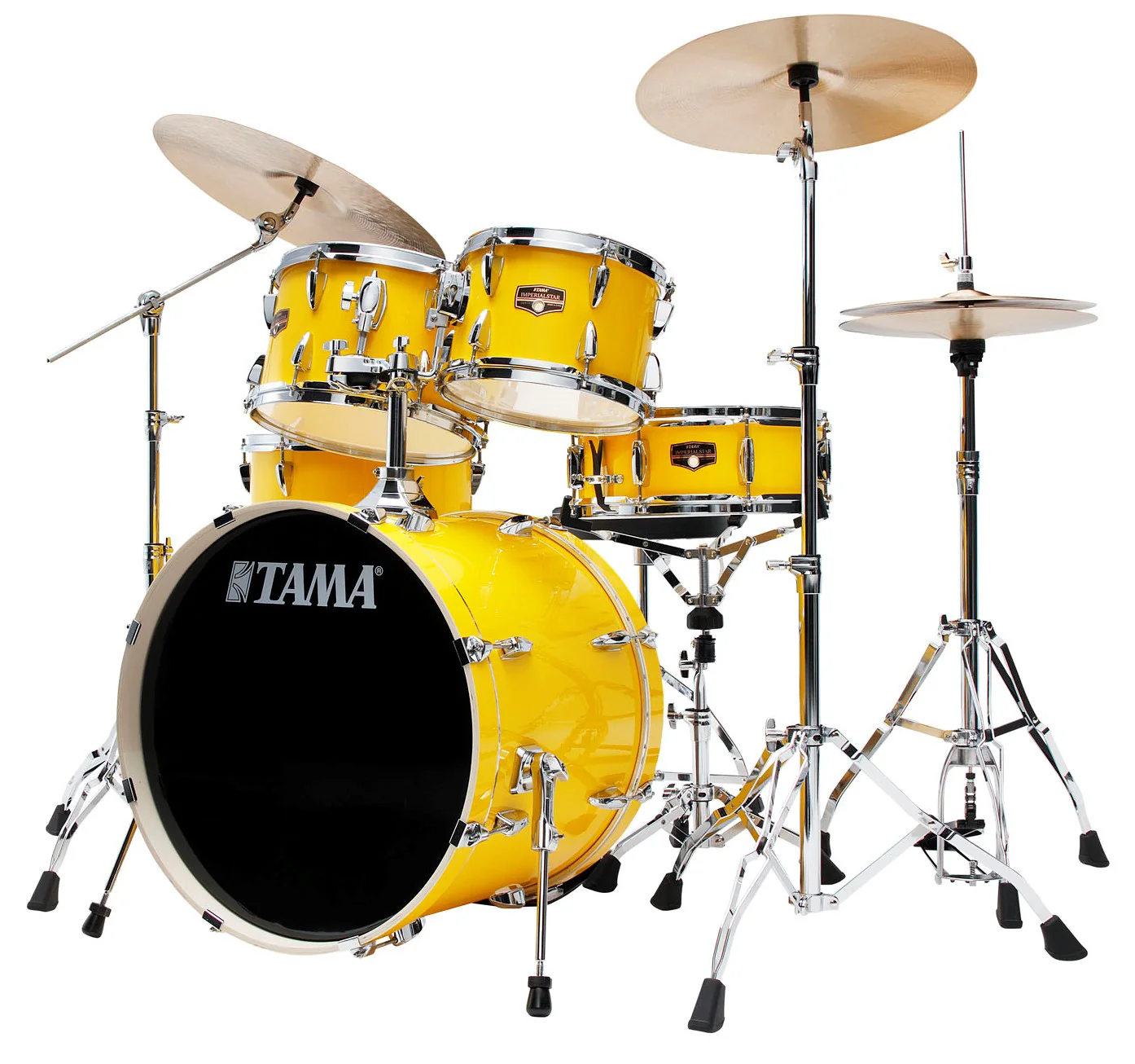 TAMA IP50H6W ELY IMPERIALSTAR BATERIA ACUSTICA CON HERRAJES Y PLATOS ELECTRIC YELLOW - Image 2