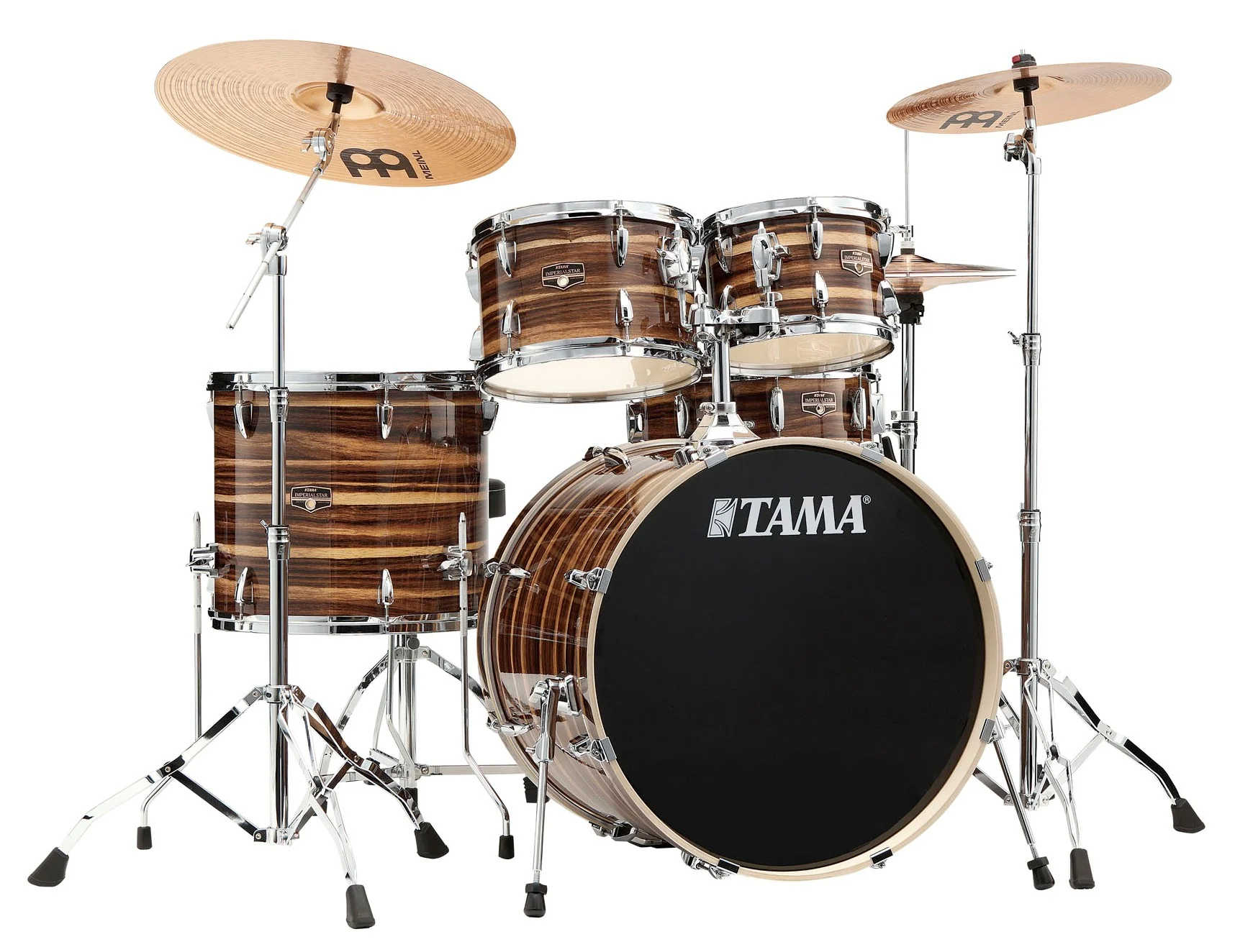 TAMA IP52H6W CTW IMPERIALSTAR BATERIA ACUSTICA CON HERRAJES Y PLATOS COFFEE TEAK WRAP