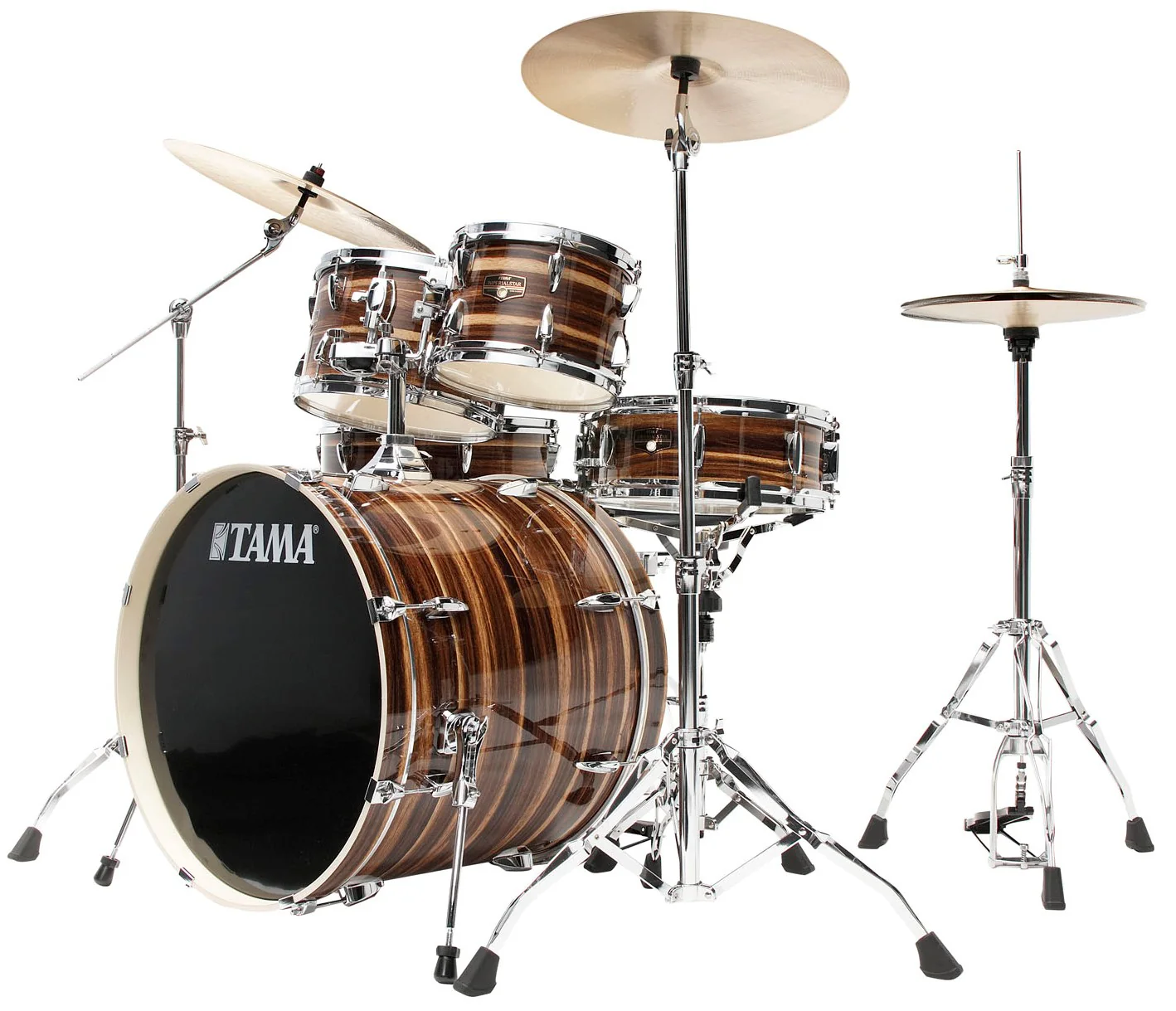 TAMA IP52H6W CTW IMPERIALSTAR BATERIA ACUSTICA CON HERRAJES Y PLATOS COFFEE TEAK WRAP - Image 2