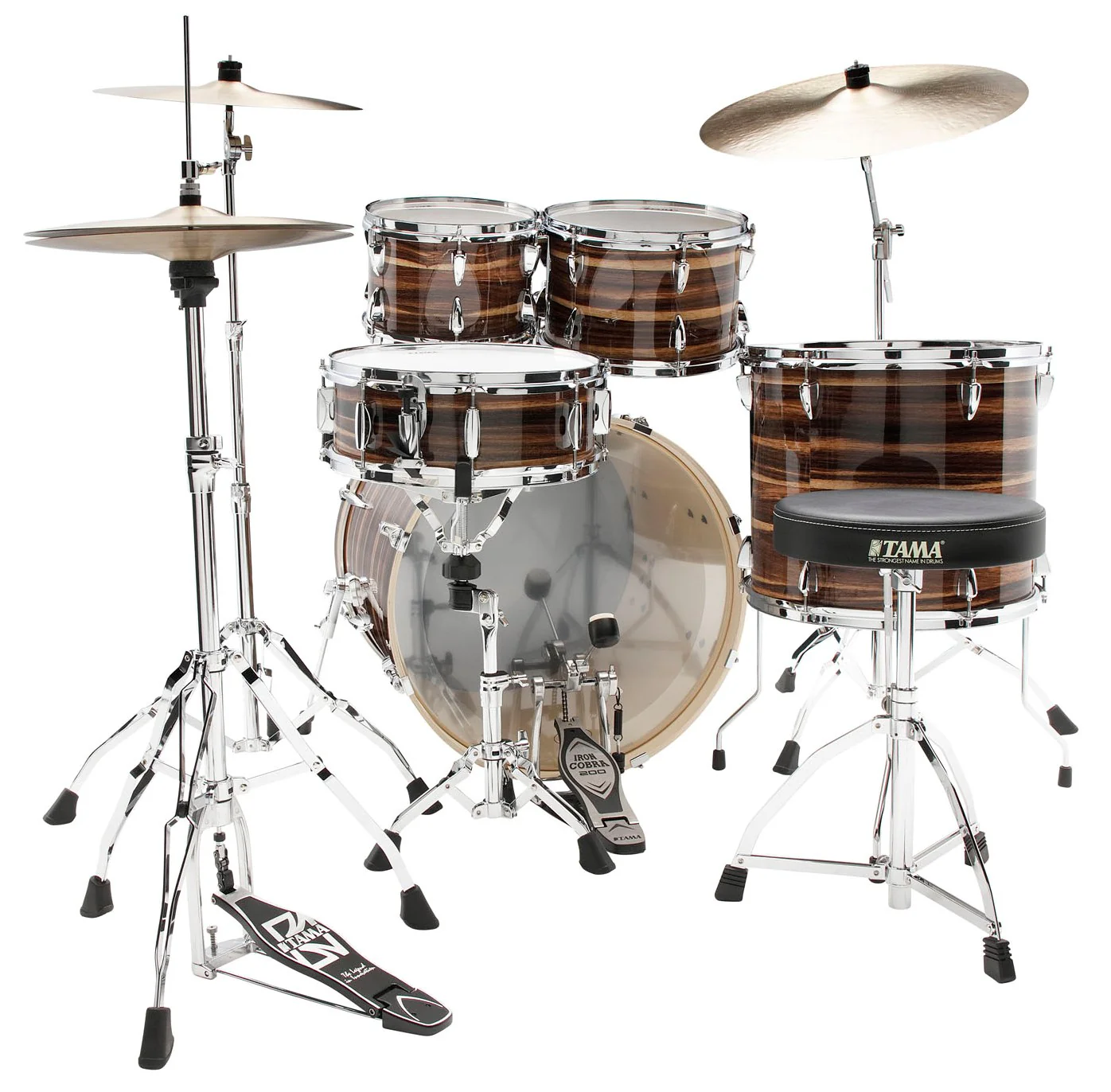 TAMA IP52H6W CTW IMPERIALSTAR BATERIA ACUSTICA CON HERRAJES Y PLATOS COFFEE TEAK WRAP - Image 3