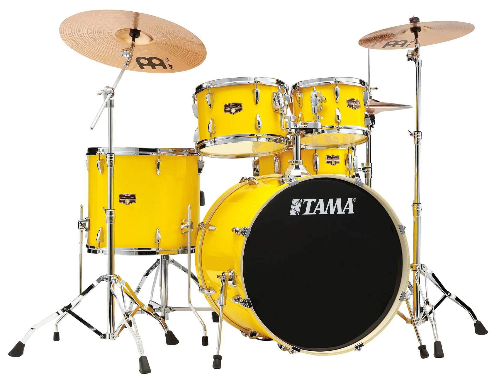 TAMA IP52H6W ELY IMPERIALSTAR BATERIA ACUSTICA CON HERRAJES Y PLATOS ELECTRIC YELLOW