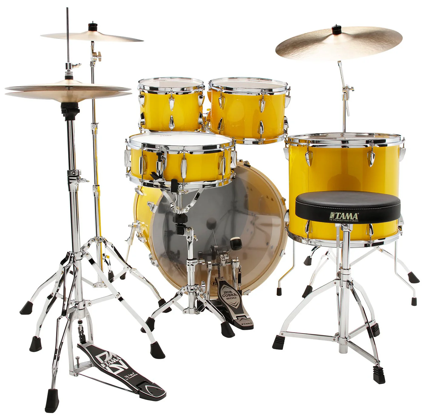 TAMA IP52H6W ELY IMPERIALSTAR BATERIA ACUSTICA CON HERRAJES Y PLATOS ELECTRIC YELLOW - Image 3