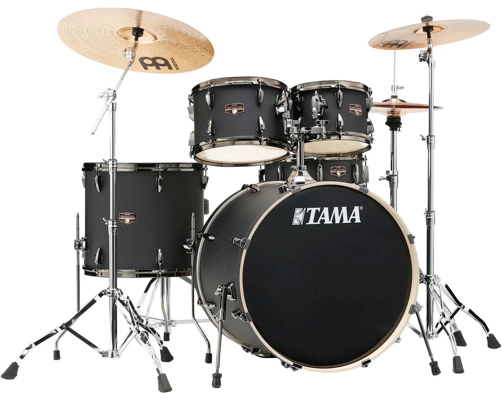 TAMA IP52H6WBN BOB IMPERIALSTAR BATERIA ACUSTICA CON HERRAJES Y PLATOS BLACKED OUT BLACK