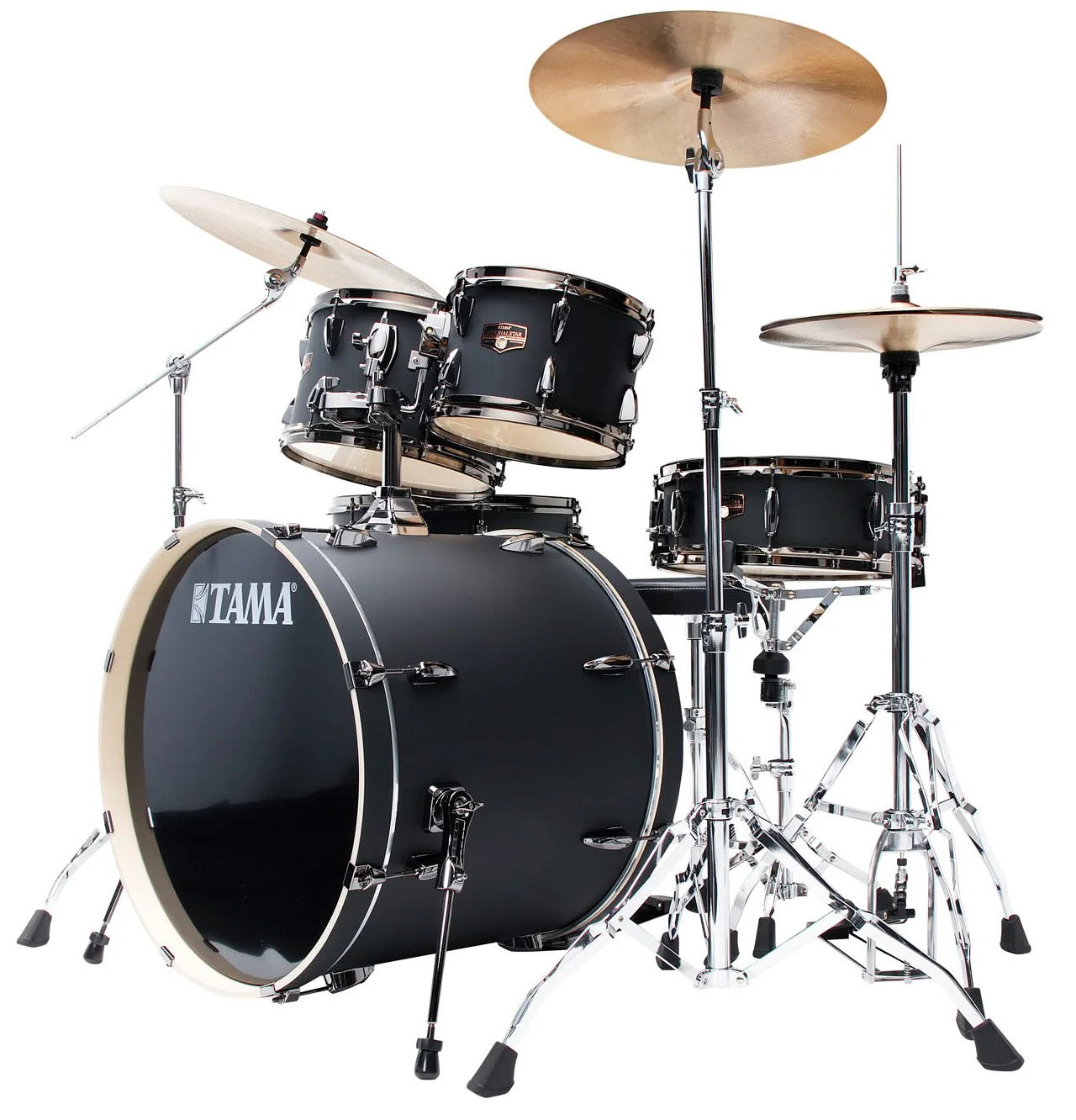 TAMA IP52H6WBN BOB IMPERIALSTAR BATERIA ACUSTICA CON HERRAJES Y PLATOS BLACKED OUT BLACK - Image 2