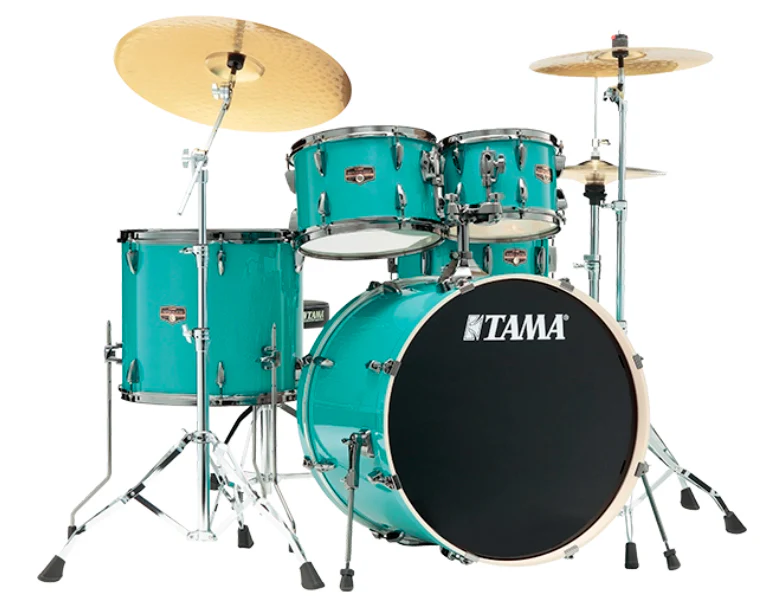 TAMA IP52H6WBN SLM IMPERIALSTAR BATERIA ACUSTICA CON HERRAJES Y PLATOS SKY BLUE MIST