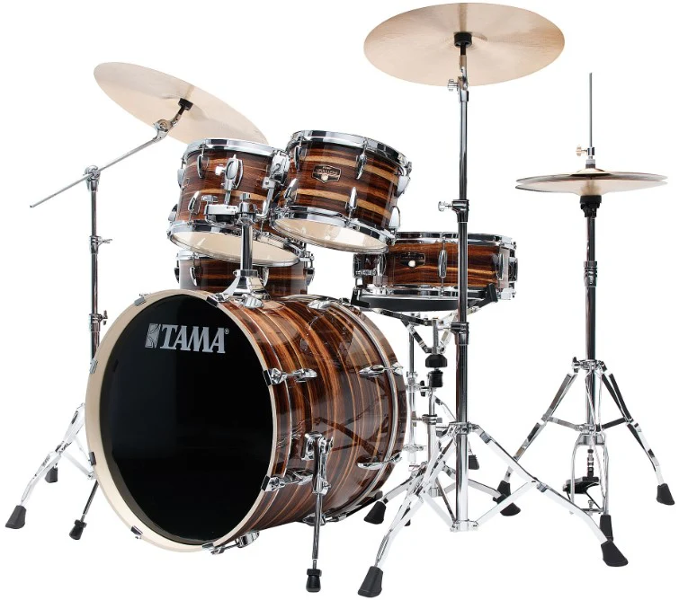 TAMA IP58H6W CTW IMPERIALSTAR BATERIA ACUSTICA CON HERRAJES Y PLATOS COFFEE TEAK WRAP - Image 2