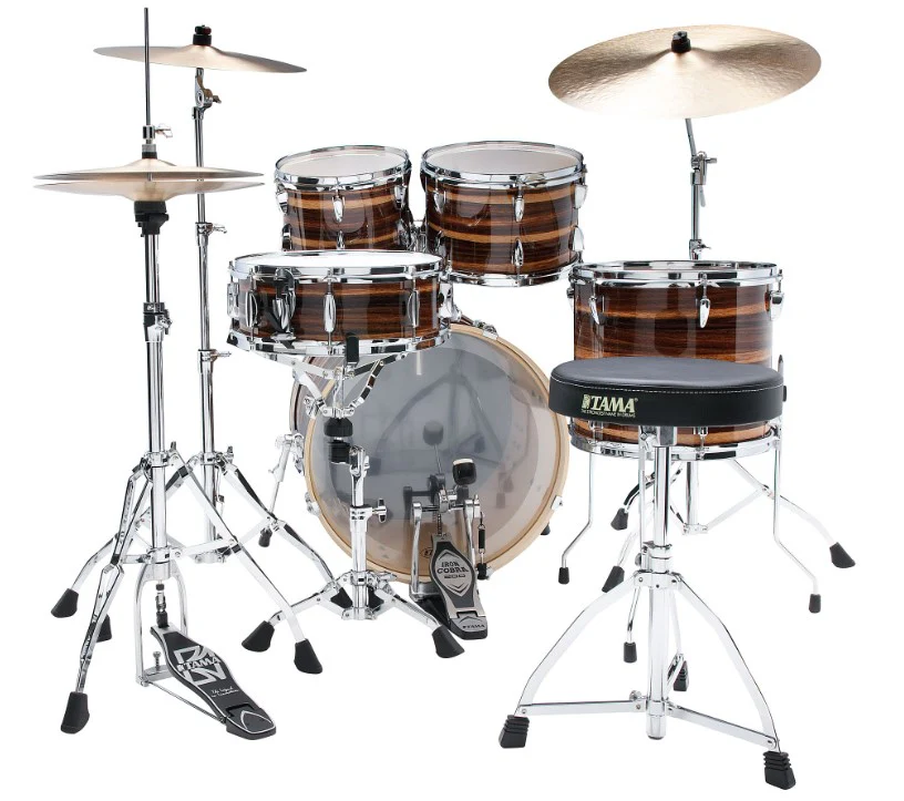 TAMA IP58H6W CTW IMPERIALSTAR BATERIA ACUSTICA CON HERRAJES Y PLATOS COFFEE TEAK WRAP - Image 3