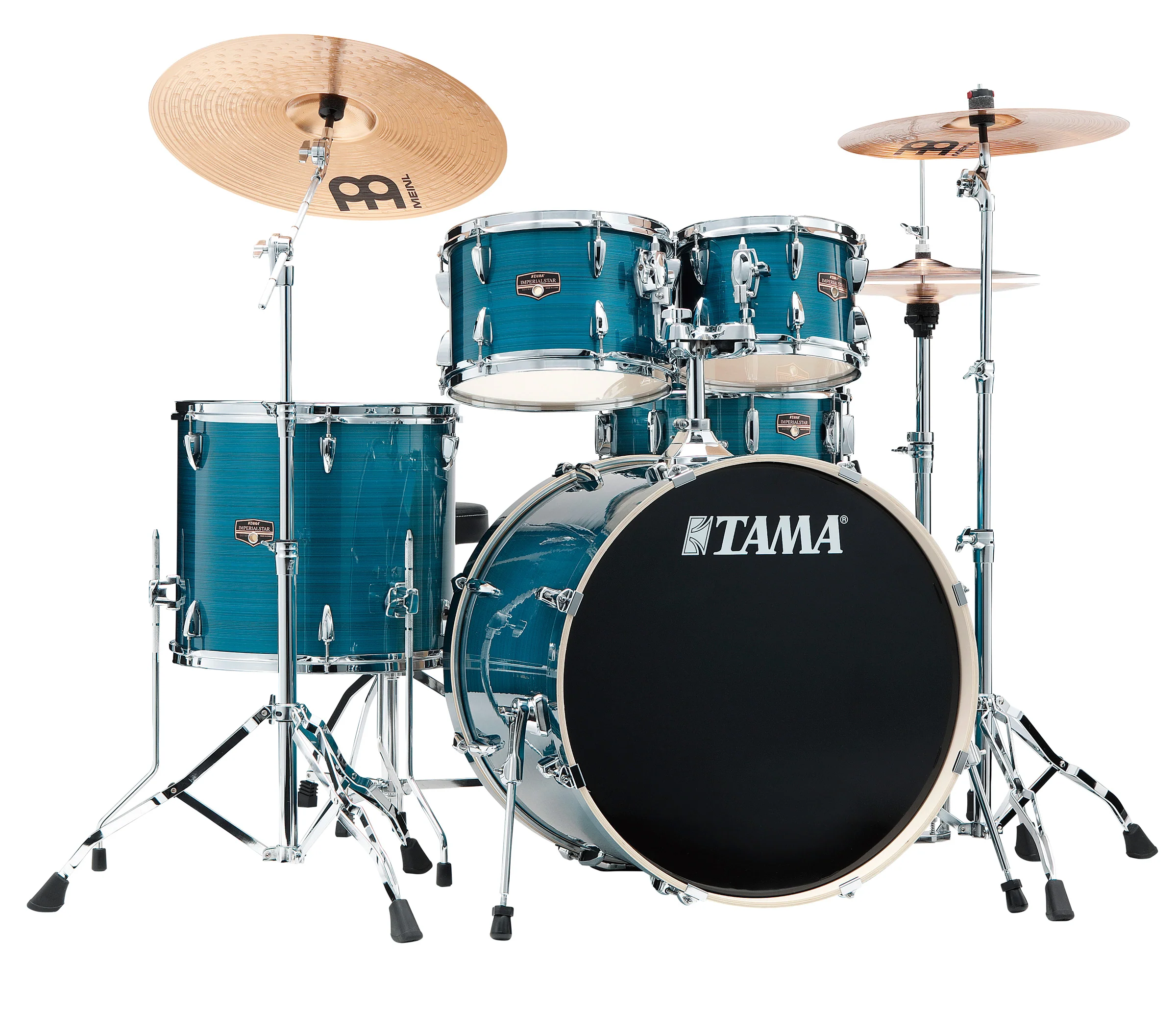 TAMA IP58H6W HLB IMPERIALSTAR BATERIA ACUSTICA CON HERRAJES Y PLATOS HAIRLINE BLUE