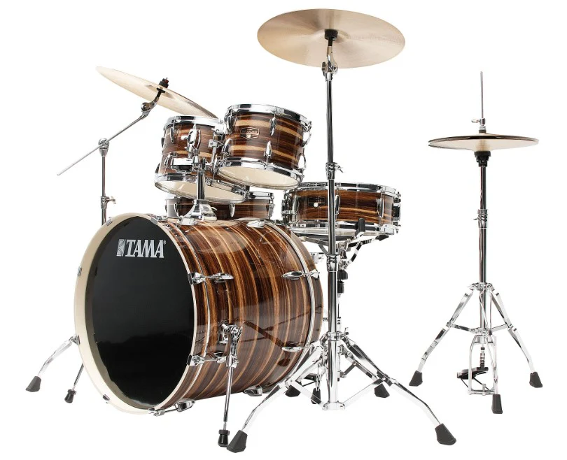 TAMA IP62H6W CTW IMPERIALSTAR BATERIA ACUSTICA CON HERRAJES Y PLATOS COFFEE TEAK WRAP - Image 2