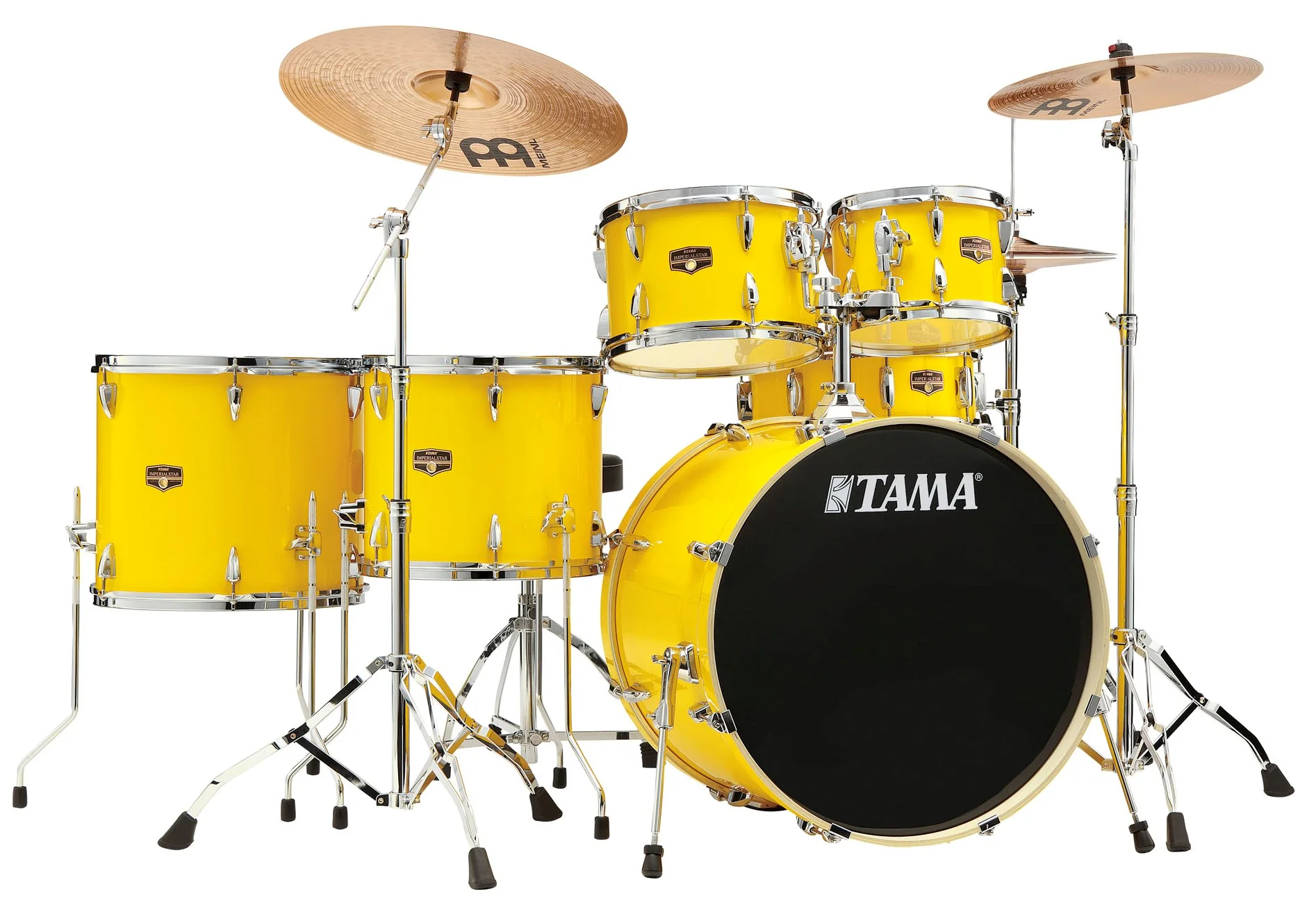 TAMA IP62H6W ELY IMPERIALSTAR BATERIA ACUSTICA CON HERRAJES Y PLATOS ELECTRIC YELLOW