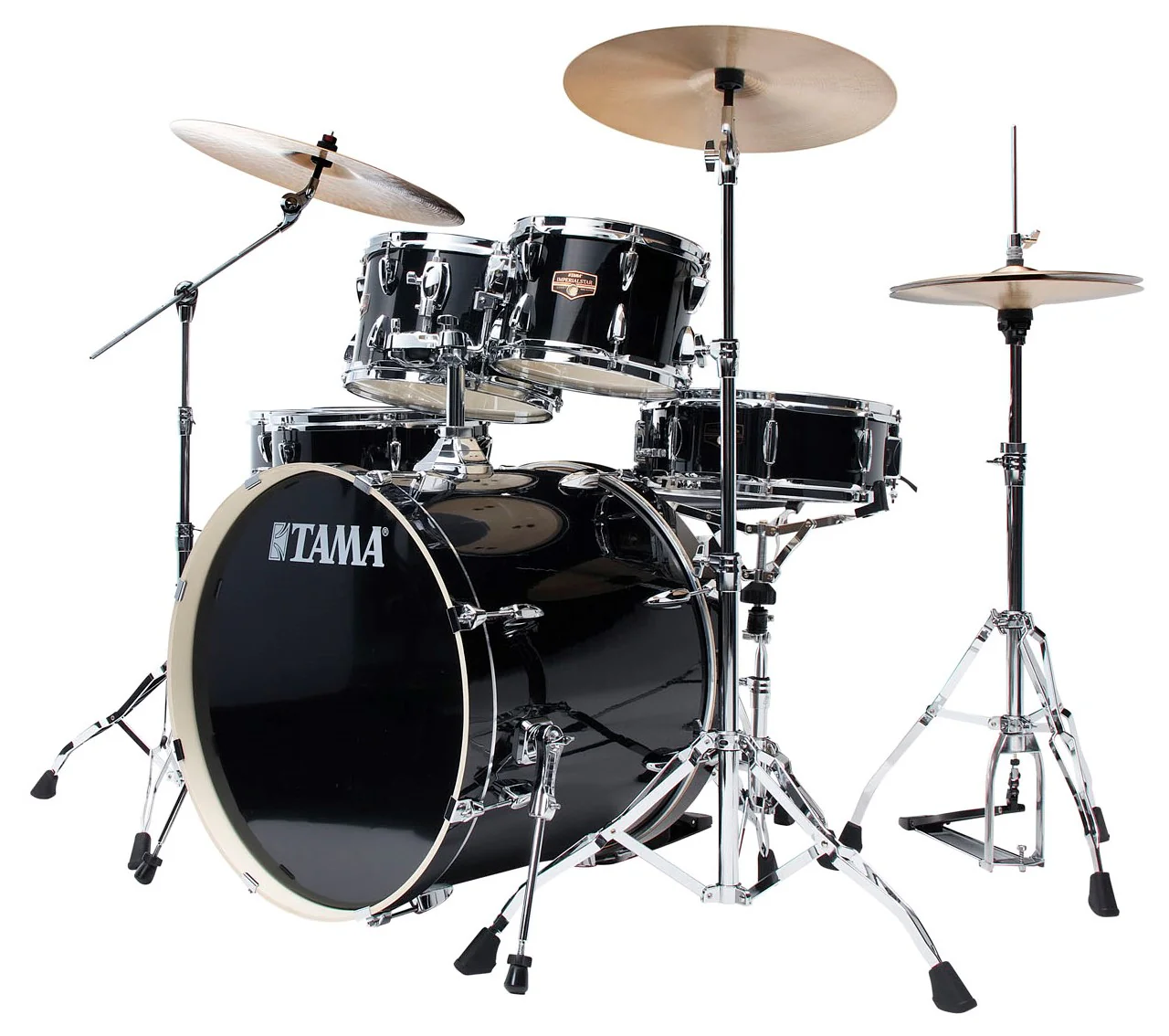 TAMA IP62H6W HBK IMPERIALSTAR BATERIA ACUSTICA CON HERRAJES Y PLATOS HAIRLINE BLACK - Image 2