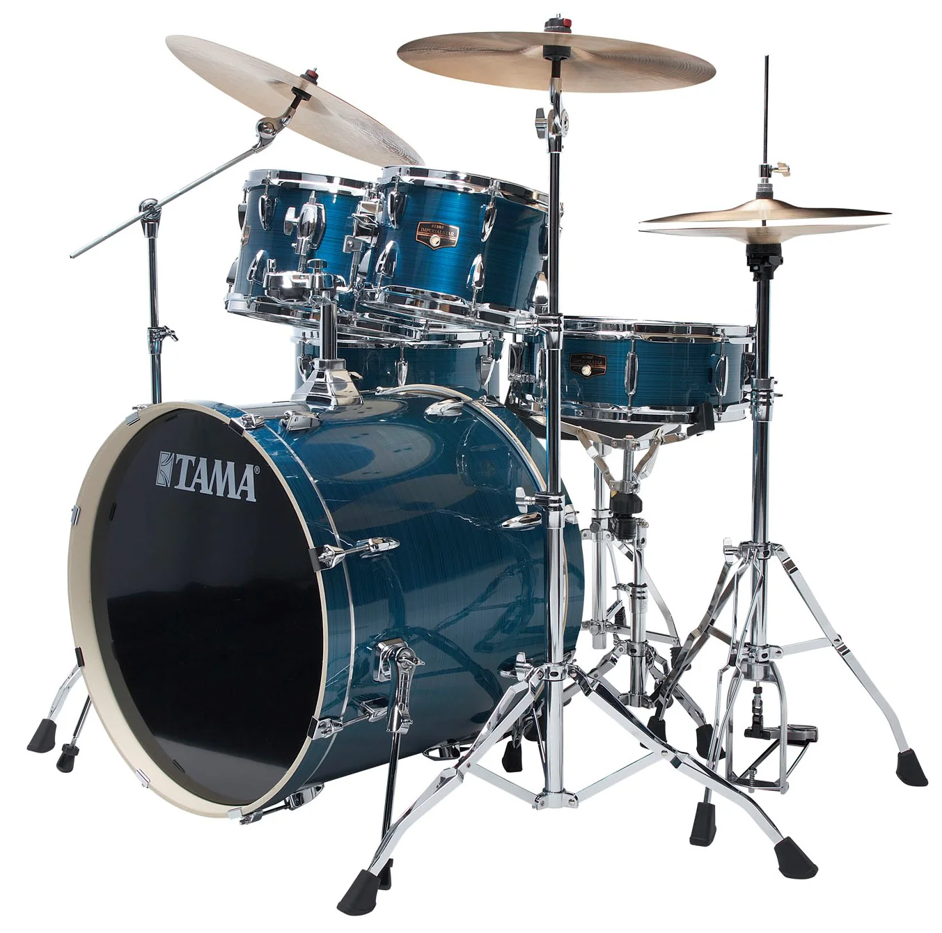 TAMA IP62H6W HLB IMPERIALSTAR BATERIA ACUSTICA CON HERRAJES Y PLATOS HAIRLINE BLUE - Image 2