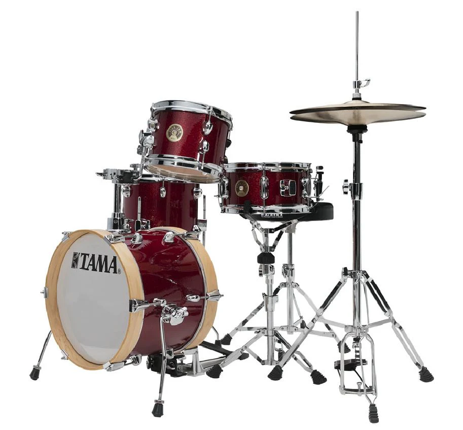 TAMA LJK44H4 CPM CLUB JAM FLYER BATERIA ACUSTICA COMPACTA CON HERRAJES CANDY APPLE MIST - Image 2