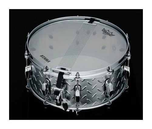 TAMA LU1465 SIGNATURE LARS ULRICH CAJA 14X6.5 BATERIA ACUSTICA DIAMOND PLATE - Image 12