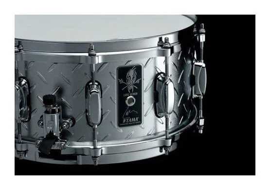 TAMA LU1465 SIGNATURE LARS ULRICH CAJA 14X6.5 BATERIA ACUSTICA DIAMOND PLATE - Image 13