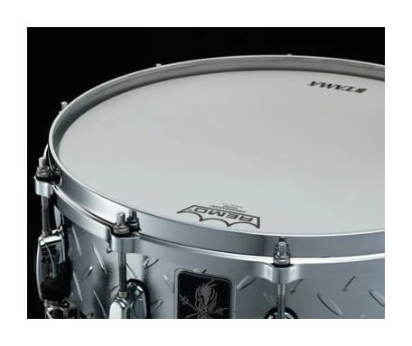 TAMA LU1465 SIGNATURE LARS ULRICH CAJA 14X6.5 BATERIA ACUSTICA DIAMOND PLATE - Image 14