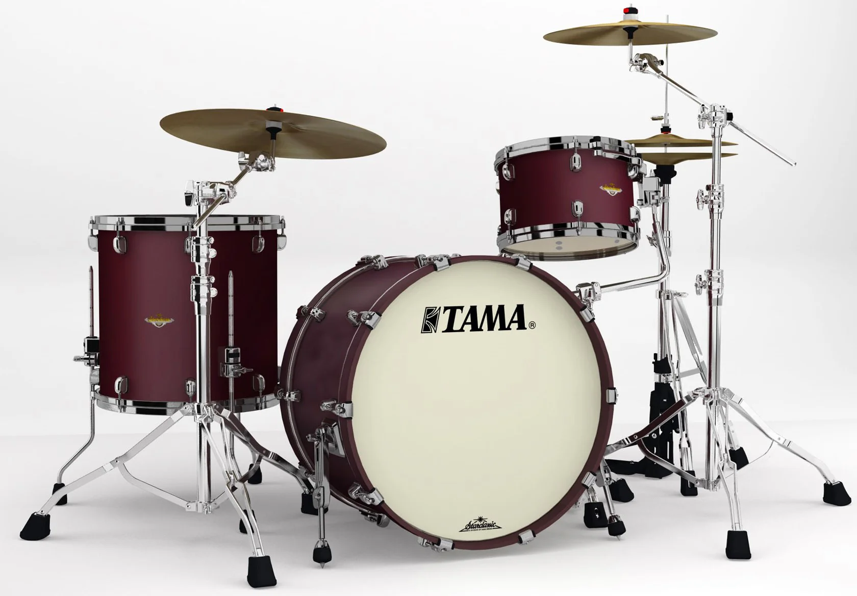 TAMA MA32CZBNS FBM STARCLASSIC MAPLE BATERIA ACUSTICA FLAT BURGUNDY METALLIC