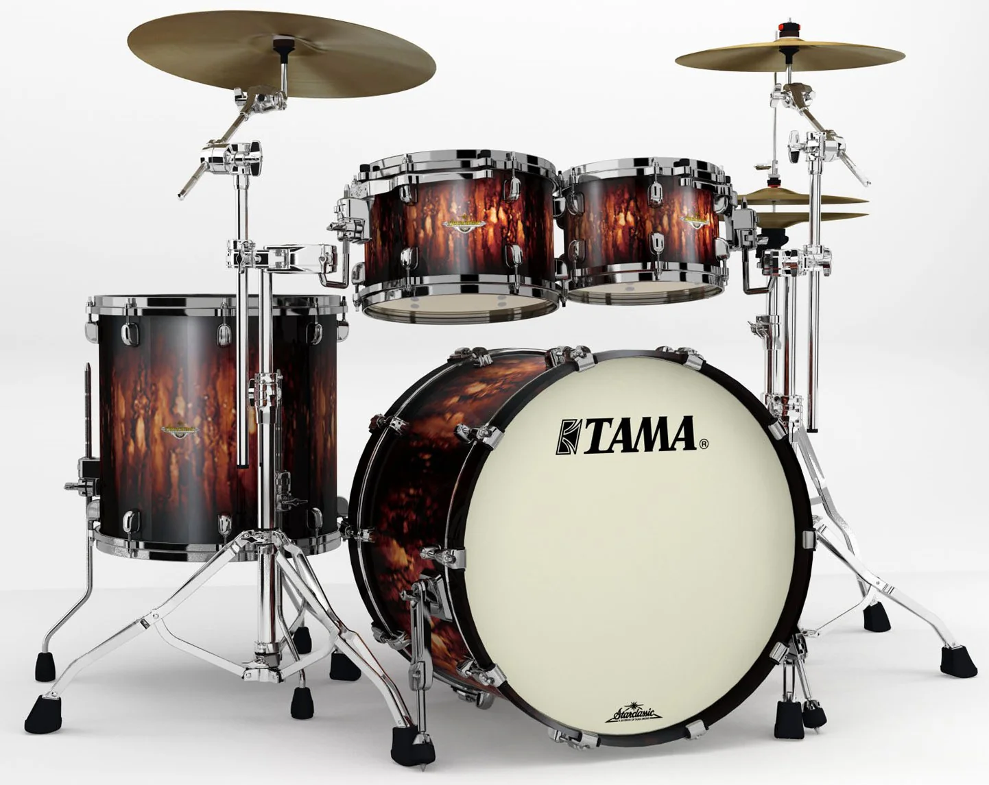 TAMA MA42TZBNS MBB STARCLASSIC MAPLE BATERIA ACUSTICA MOLTEN SATIN BROWN BURST