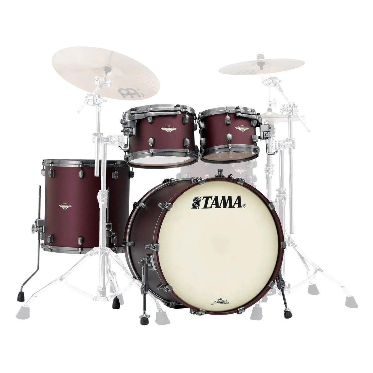 TAMA MA42TZUS FBM STARCLASSIC MAPLE BATERIA ACUSTICA FLAT BURGUNDY METALLIC - Image 15