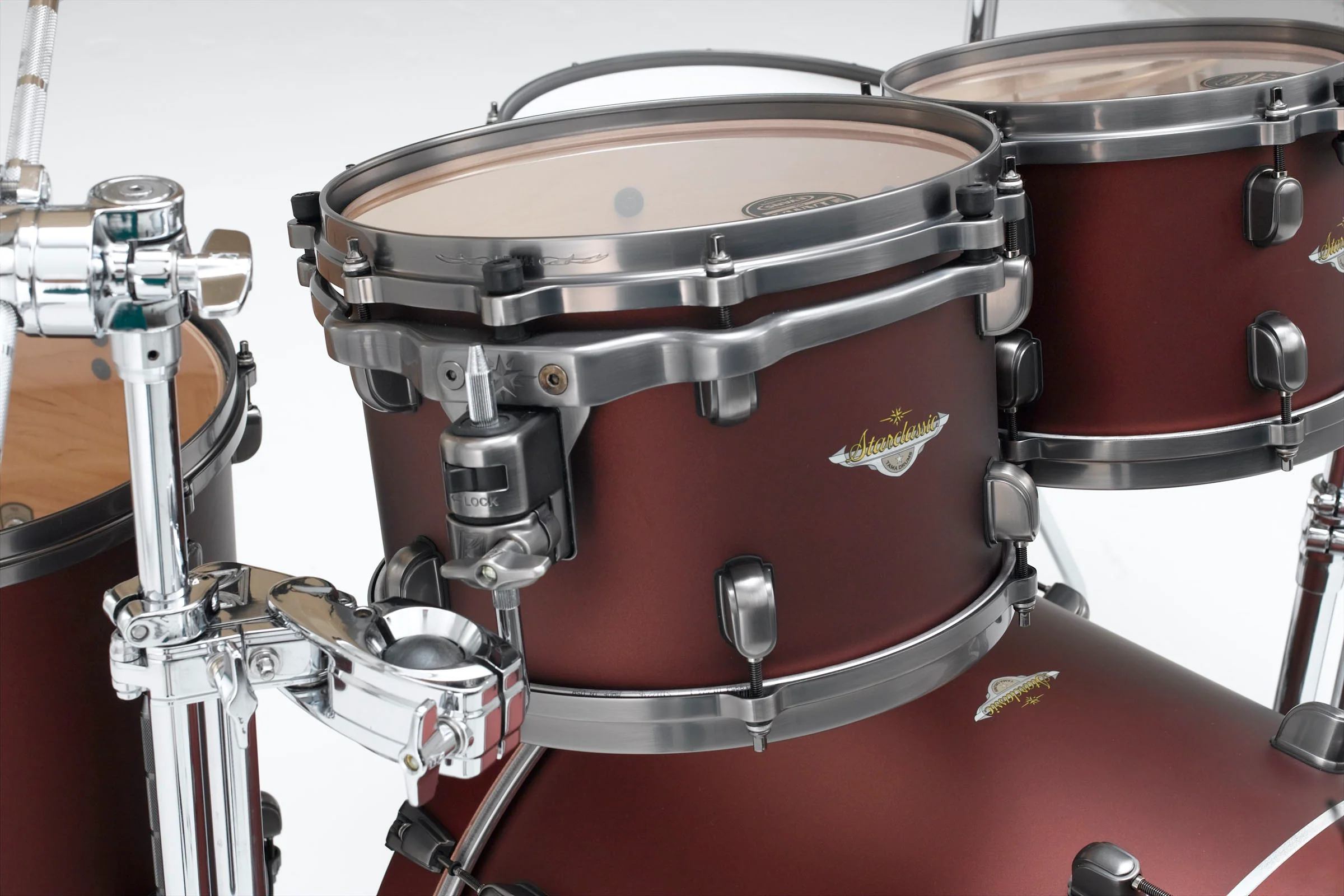 TAMA MA42TZUS FBM STARCLASSIC MAPLE BATERIA ACUSTICA FLAT BURGUNDY METALLIC - Image 16