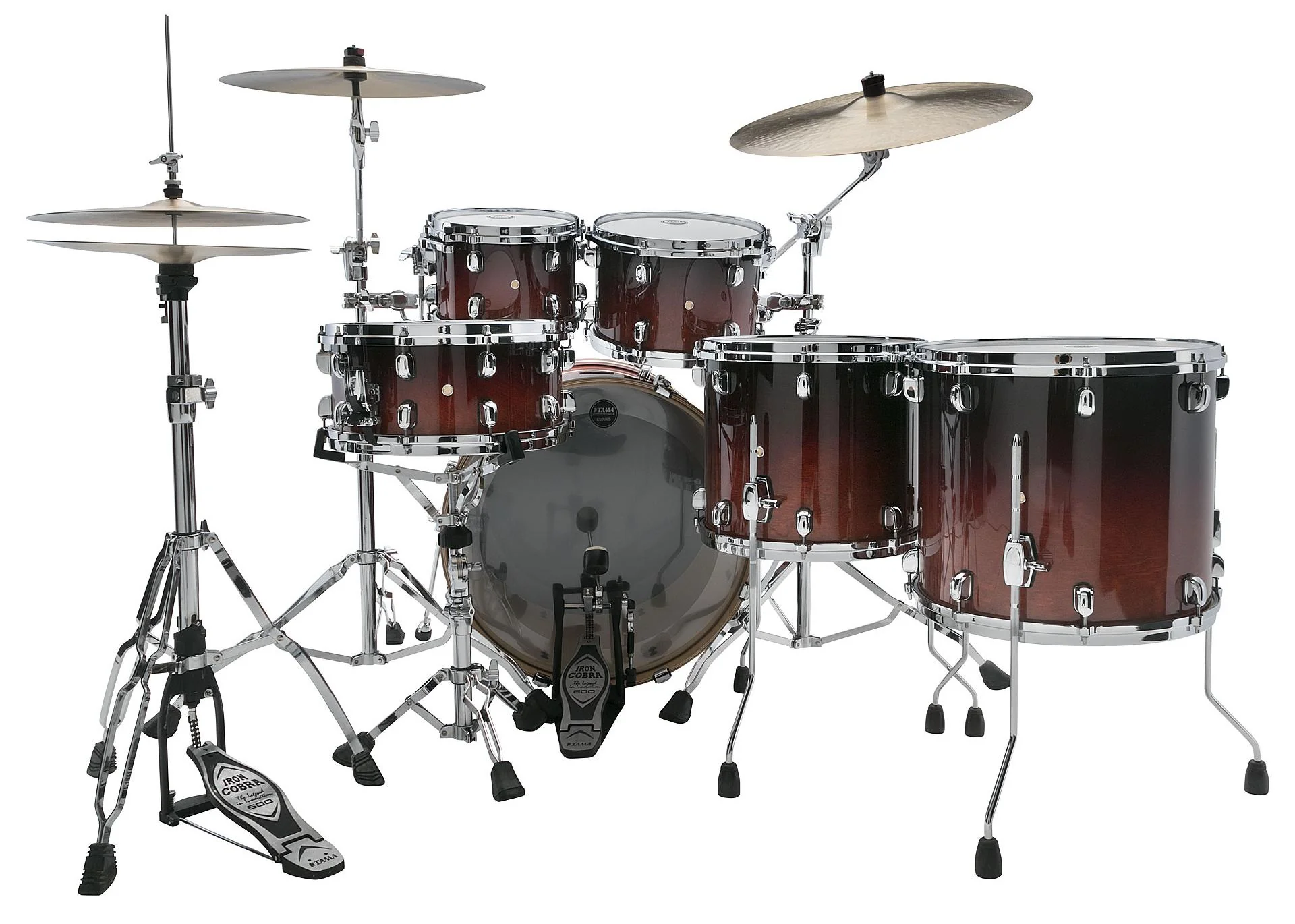 TAMA MBS52RZS DCF STARCLASSIC PERFORMER BATERIA ACUSTICA DARK CHERRY FADE - Image 14