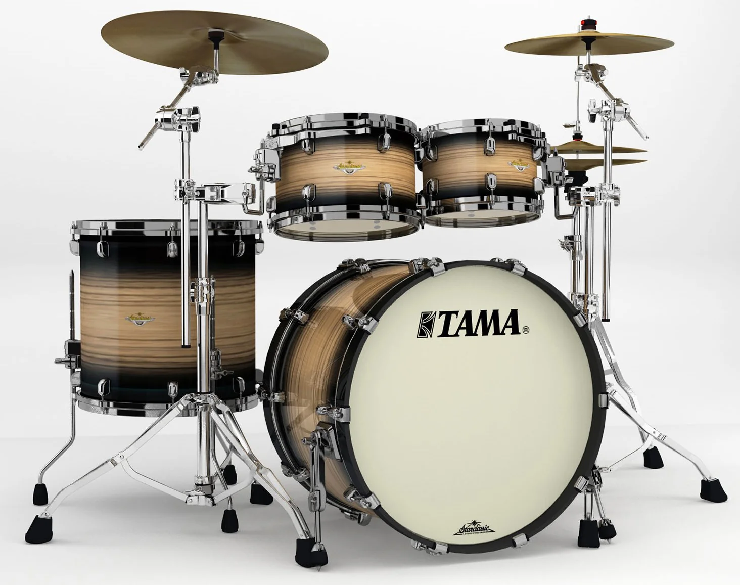 TAMA ME42TZBS LNWB STARCLASSIC MAPLE BATERIA ACUSTICA NATURAL PACIFIC WALNUT BURST