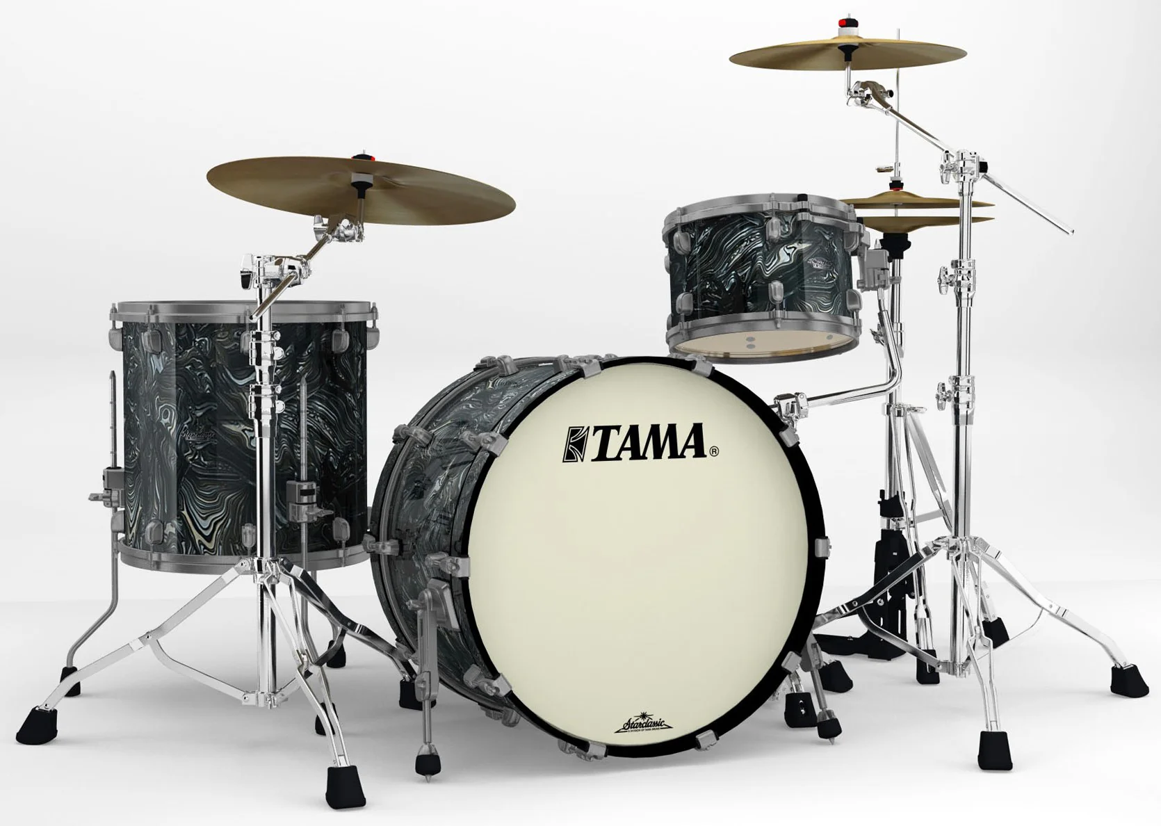TAMA MR32CZUS CCL STARCLASSIC MAPLE BATERIA ACUSTICA CHARCOAL SWIRL