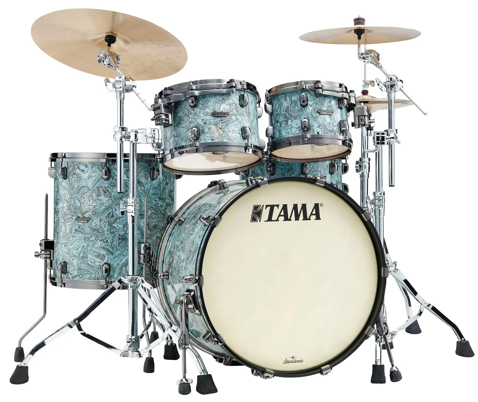 TAMA MR42TZBNS SLW STARCLASSIC MAPLE BATERIA ACUSTICA SKY BLUE SWIRL