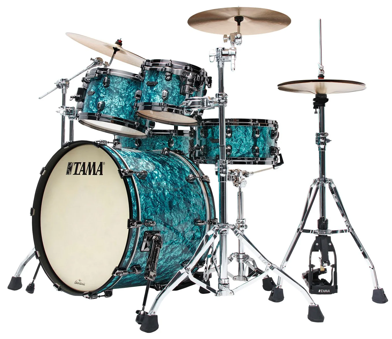 TAMA MR42TZBNS TQP STARCLASSIC MAPLE BATERIA ACUSTICA TURQUOISE PEARL - Image 2