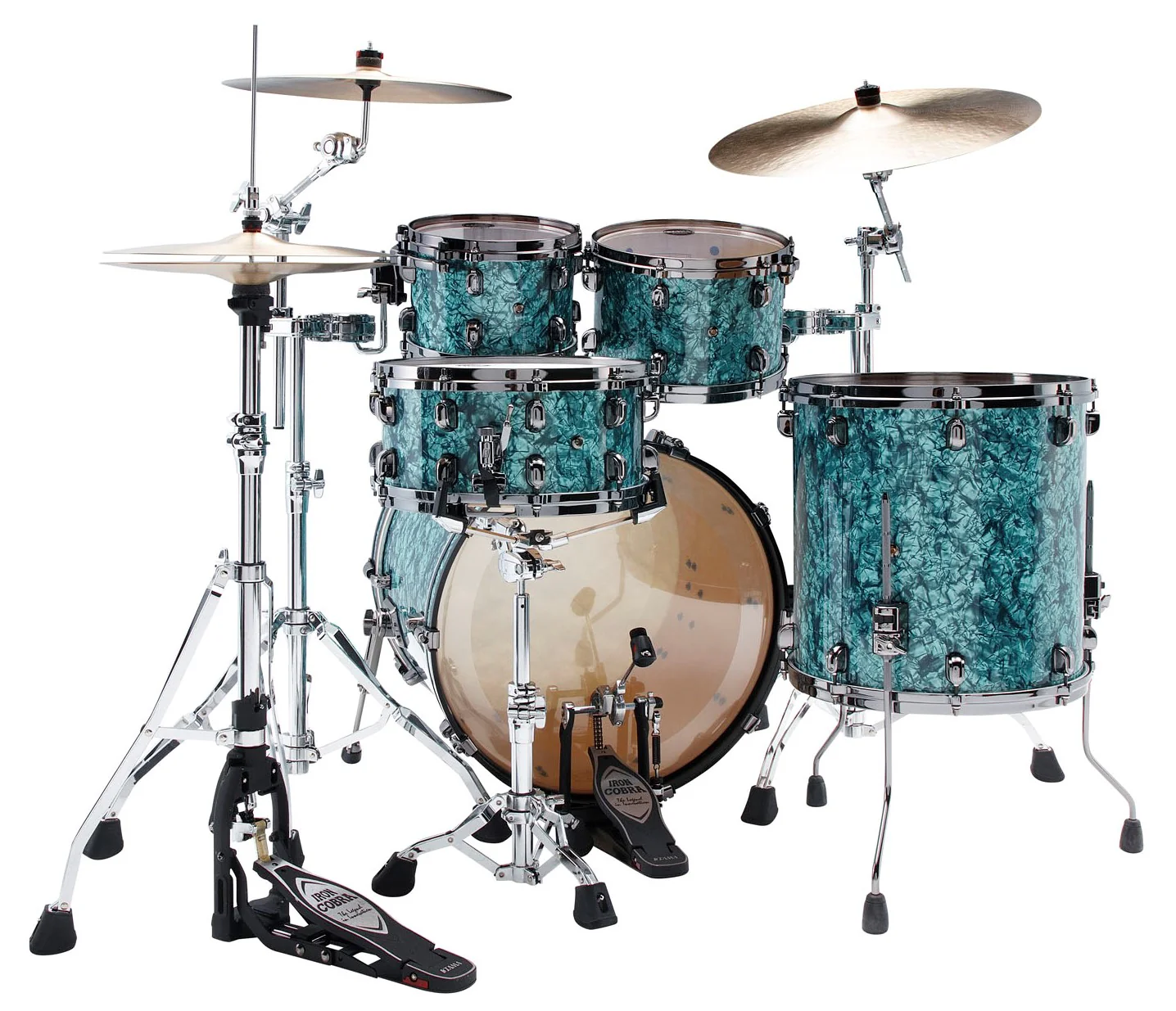 TAMA MR42TZBNS TQP STARCLASSIC MAPLE BATERIA ACUSTICA TURQUOISE PEARL - Image 3