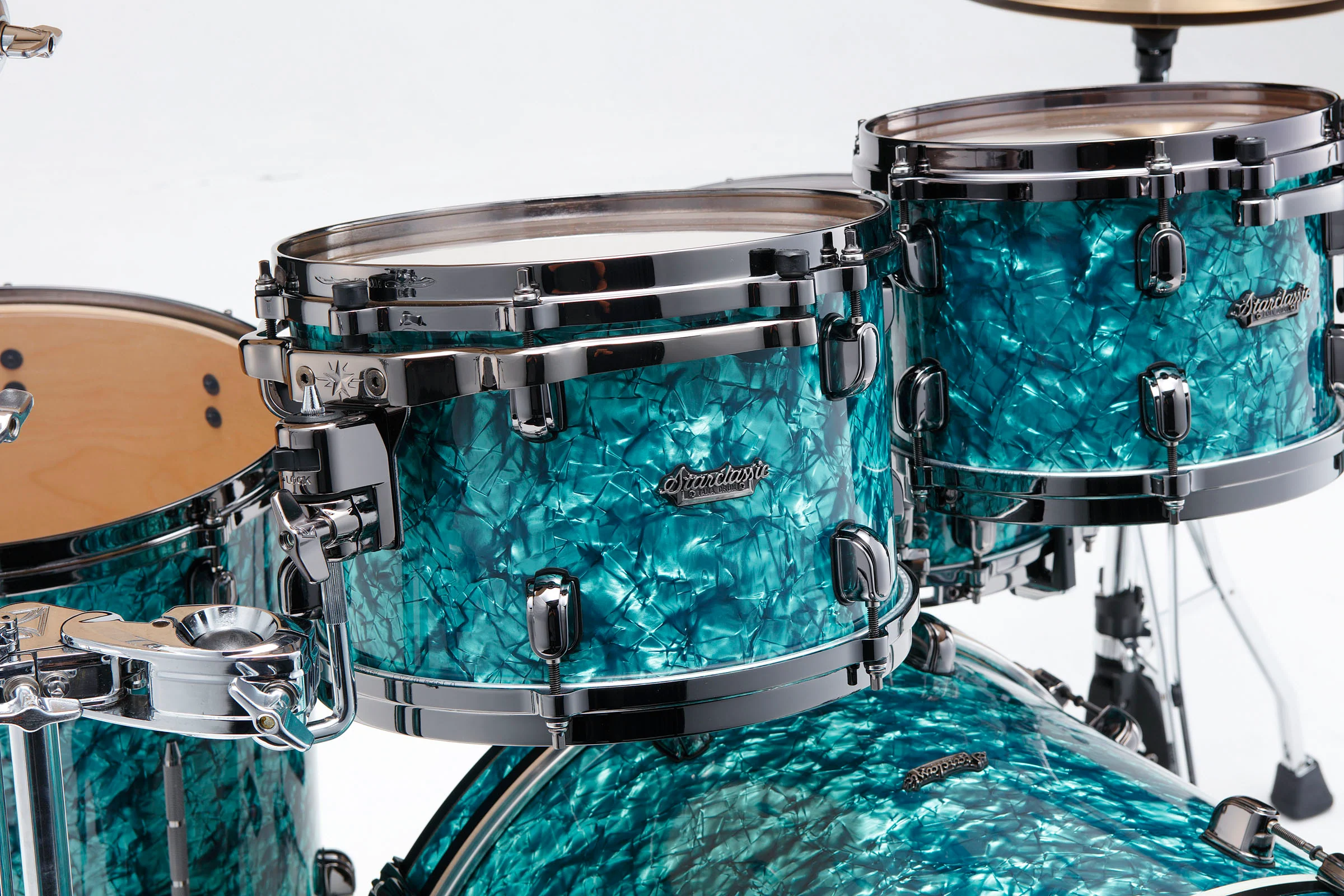 TAMA MR42TZBNS TQP STARCLASSIC MAPLE BATERIA ACUSTICA TURQUOISE PEARL - Image 4