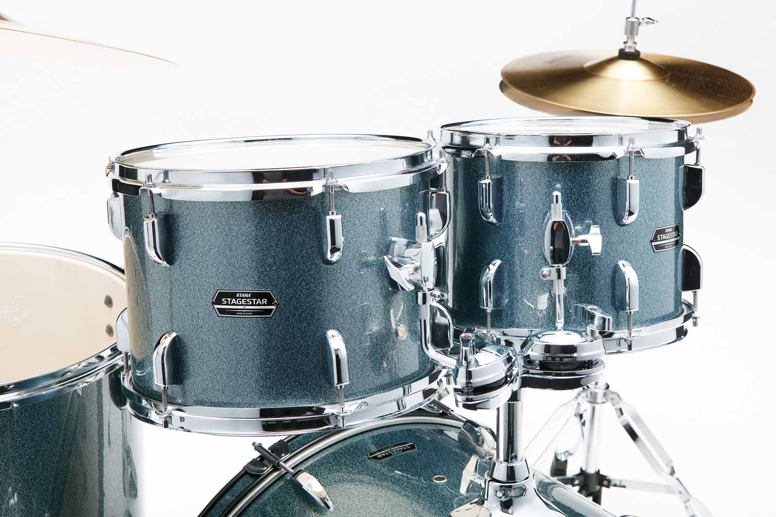 TAMA ST50H5 SEM STAGESTAR BATERIA ACUSTICA CON HERRAJES Y PLATOS SEA BLUE MIST - Image 3