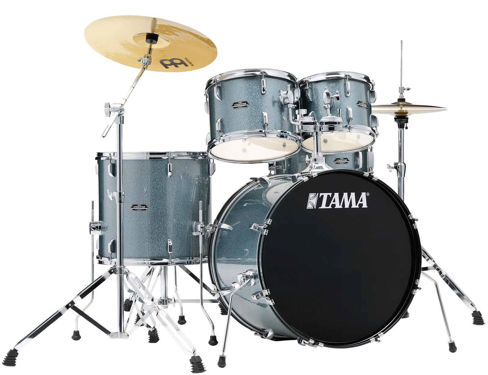 TAMA ST52H5 SEM STAGESTAR BATERIA ACUSTICA CON HERRAJES Y PLATOS SEA BLUE MIST