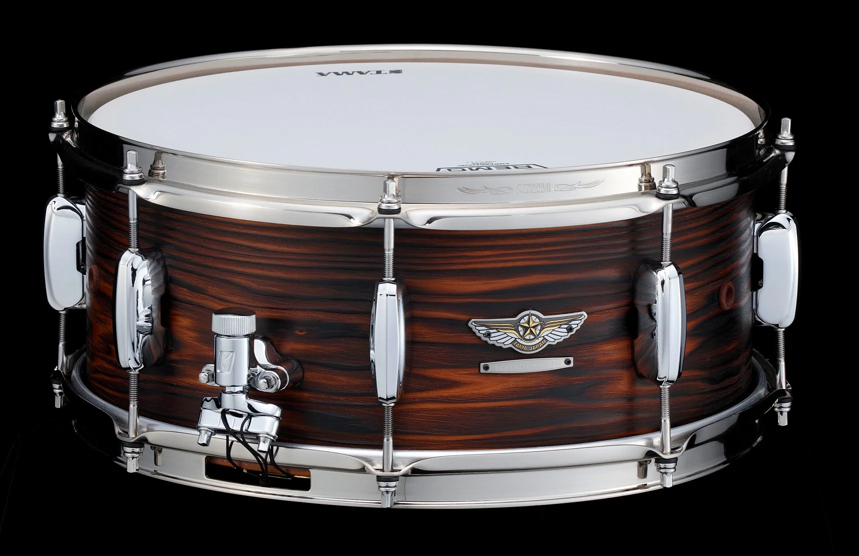 TAMA TLJC146-BOC STAR RESERVE SOLID JAPANESE CEDAR CAJA BATERIA 14X6 BURNT OILED CEDAR - Image 2