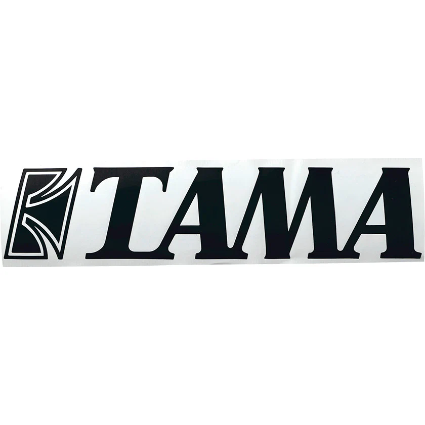 TAMA TLS120BK ADHESIVO LOGO TAMA NEGRO PARA PARCHE