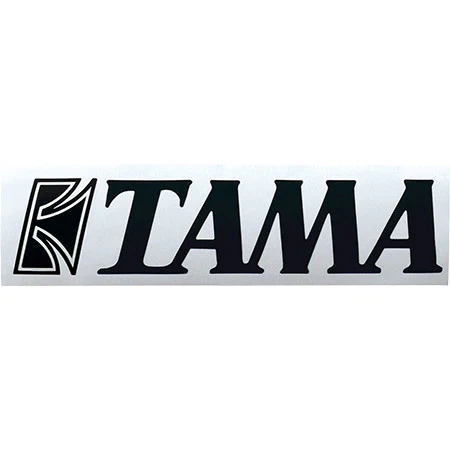 TAMA TLS70BK ADHESIVO LOGO TAMA NEGRO PARA PARCHE