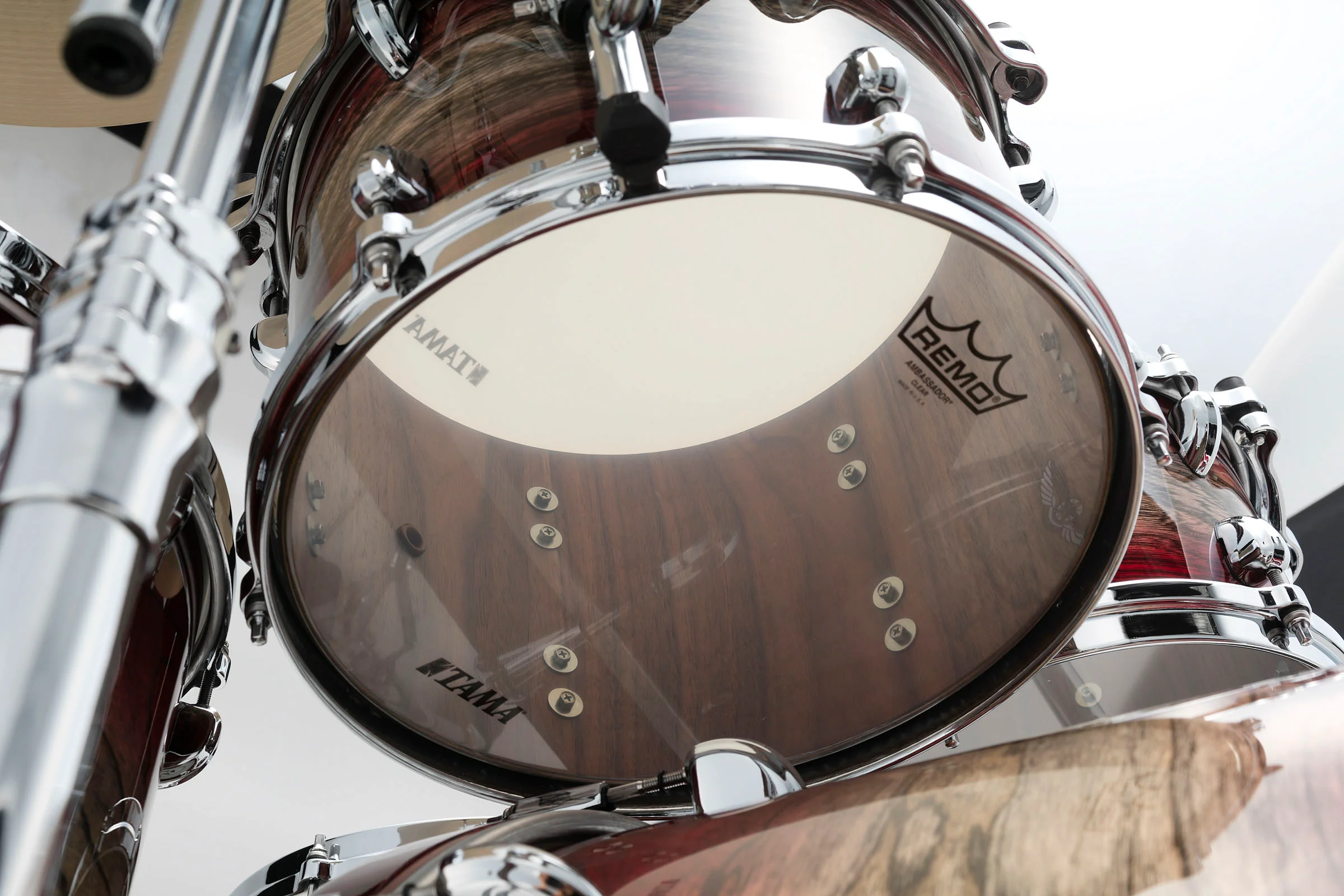 TAMA TW42RZS AGJB STAR WALNUT BATERIA ACUSTICA GARNET JAPANESE SEN BURST - Image 5