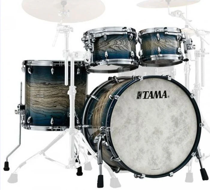 TAMA TW42RZS AIJB STAR WALNUT BATERIA ACUSTICA INDIGO JAPANESE SEN BURST - Image 2
