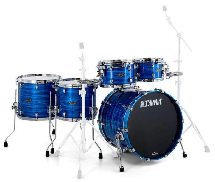 TAMA WBS52RZS LOR STARCLASSIC WALNUT BIRCH BATERIA ACUSTICA LACQUER OCEAN BLUE RIPPLE