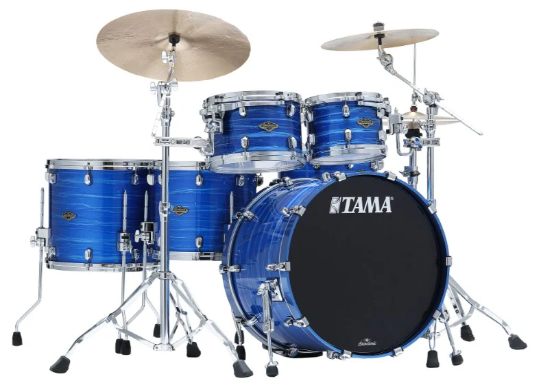TAMA WBS52RZS LOR STARCLASSIC WALNUT BIRCH BATERIA ACUSTICA LACQUER OCEAN BLUE RIPPLE - Image 18