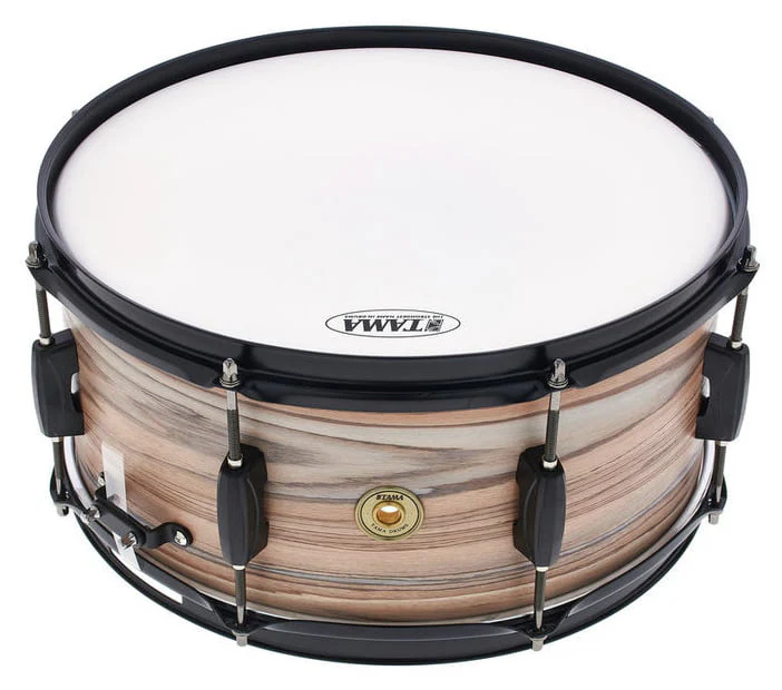 TAMA WP1465BK NZW WOODWORKS CAJA BATERIA 14X6.5 NATURAL ZEBRAWOOD WRAP