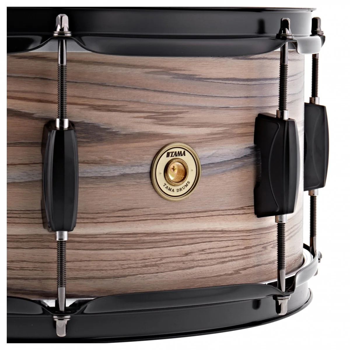 TAMA WP1465BK NZW WOODWORKS CAJA BATERIA 14X6.5 NATURAL ZEBRAWOOD WRAP - Image 11