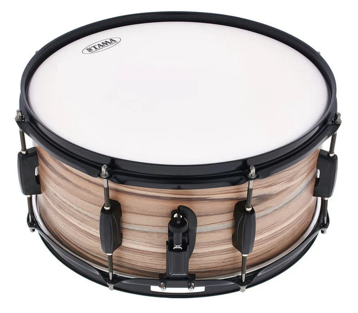TAMA WP1465BK NZW WOODWORKS CAJA BATERIA 14X6.5 NATURAL ZEBRAWOOD WRAP - Image 2